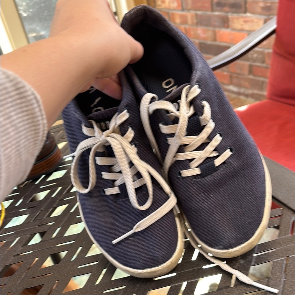 NOBULL - Blue and White Canvas Sneakers